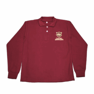 Maroon Polo Shirt Long Slevees (Autumn)