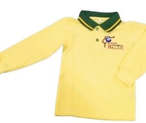 Yellow Polo Shirt Long Sleeves - Autumn