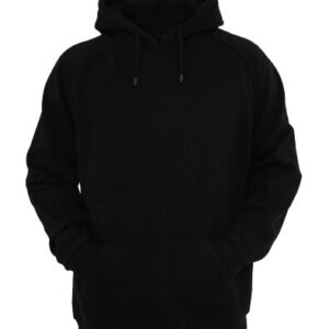 Black Hoodie With Fleece